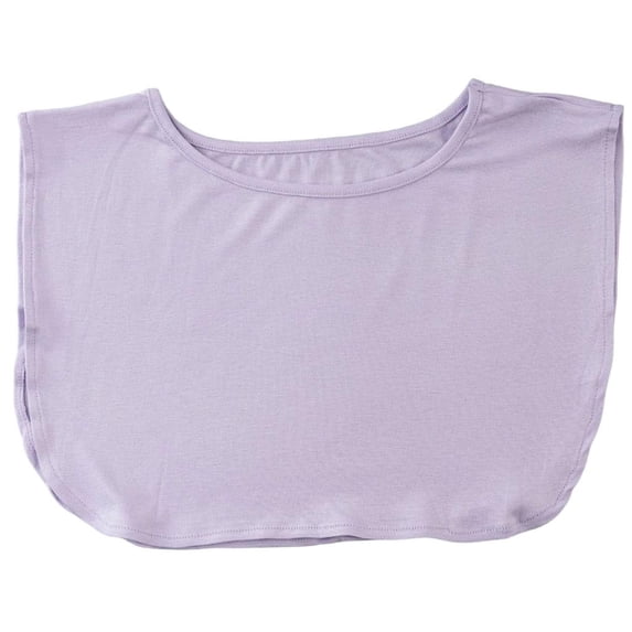 Giaone Antiexplosion Low Cut Dress Faux Collar Insert Modesty Cover For Women Blouse