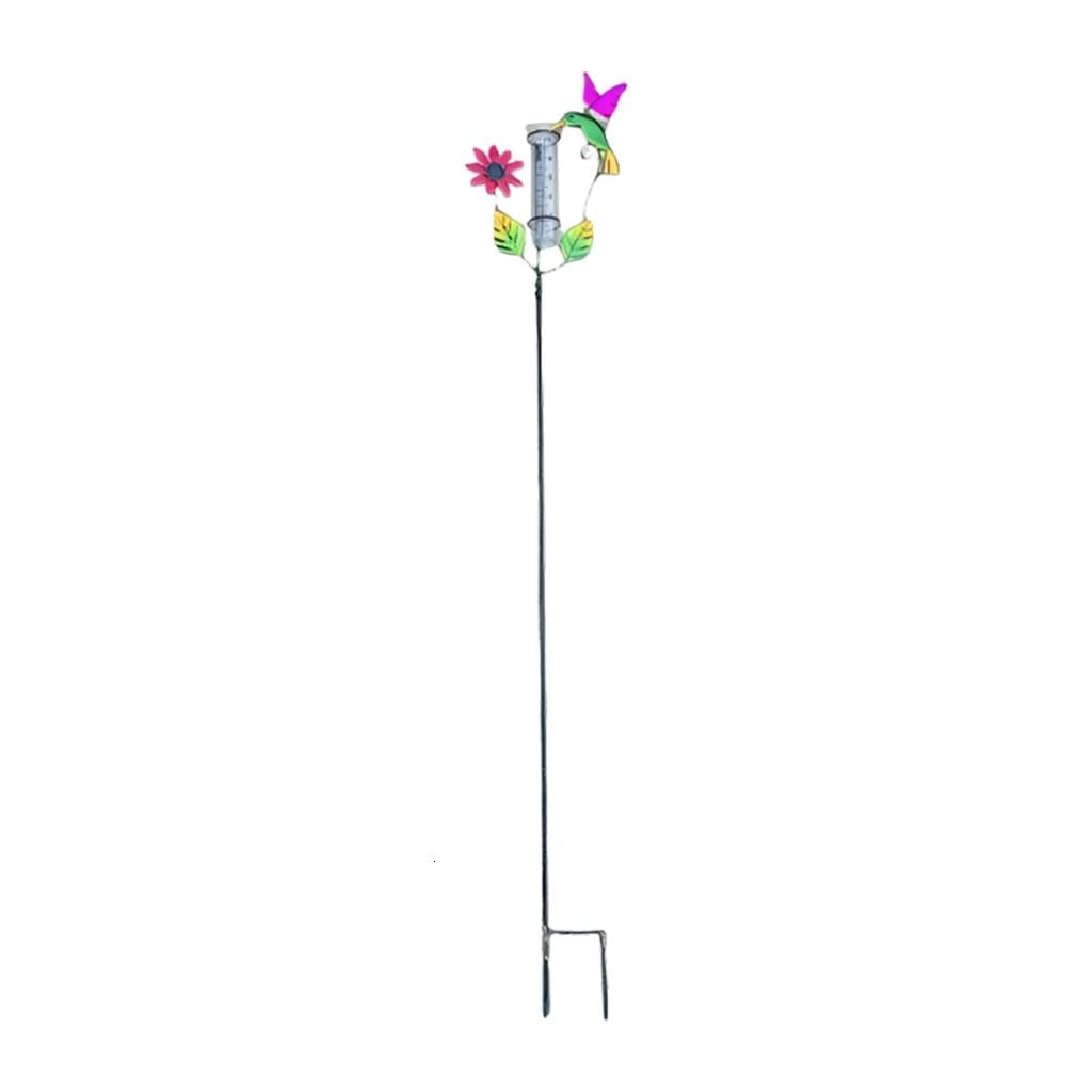 Giaone Appealing Garden Decor Iron Rain Gauge Shaped As A Flying Creature For Easy Precipitation