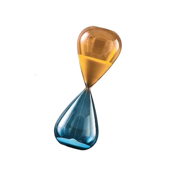 Giaone Artistic Sand Clock Timer Glass Two-Color Combination Hourglasses Timer Ideal For And Workspaces