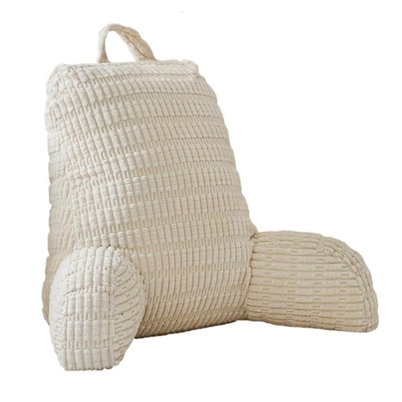 Giaone Backrest Cushion With Arms And Large Back Cuddle Pillow For Reading Watching Or Working Art Bed Sofa Floor