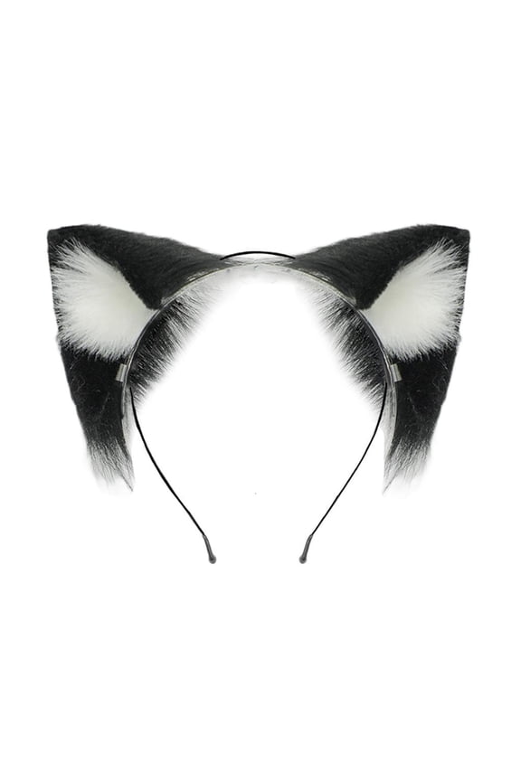 Bendable Faux Furs Ear Hairband Accessory Carnivals Headpiece