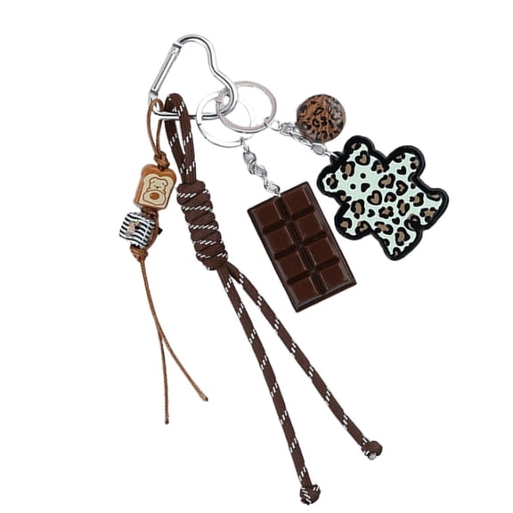 Giaone Braided Rope Keychain Bag Decorations Car Keyring Trendy Bag Accessories