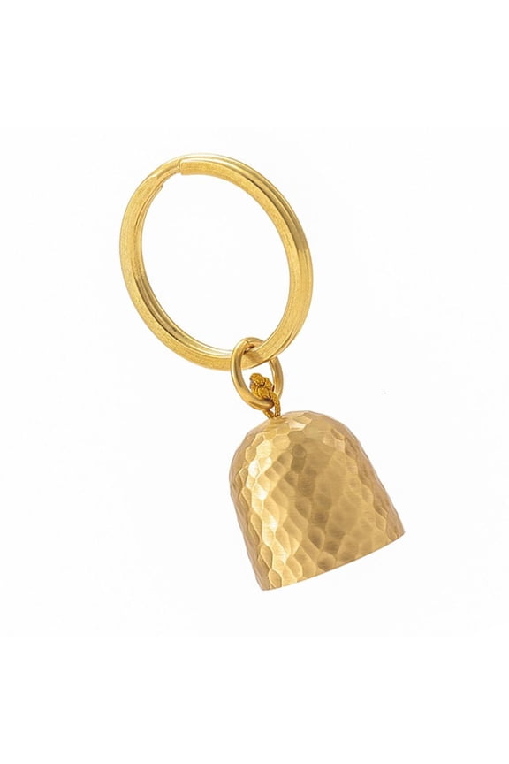 Brass Key Chain Outdoor Metal Bells Pendant Keychain Wind Chime Hangings Keyring