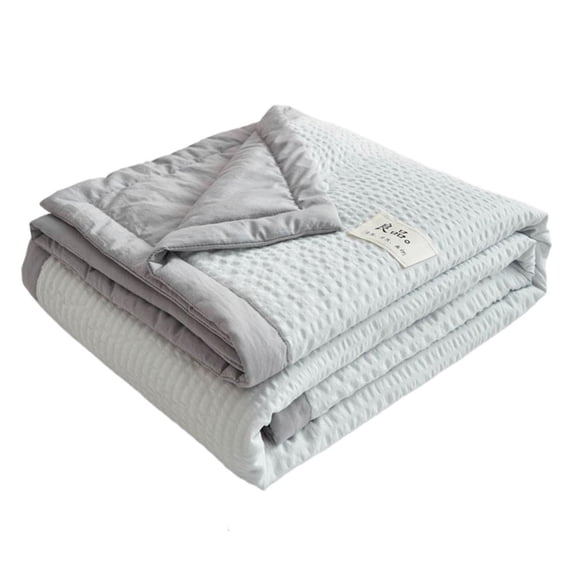 Giaone Bubble Texture Air Conditioning Bedding Quilt Gentle On Skin Wicking Breathable Cooling Comforter Throw Blanket