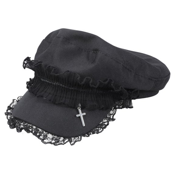 Giaone Cabbie Hat Girl Double Layers Lace Hat Teens Spring Beret Hat
