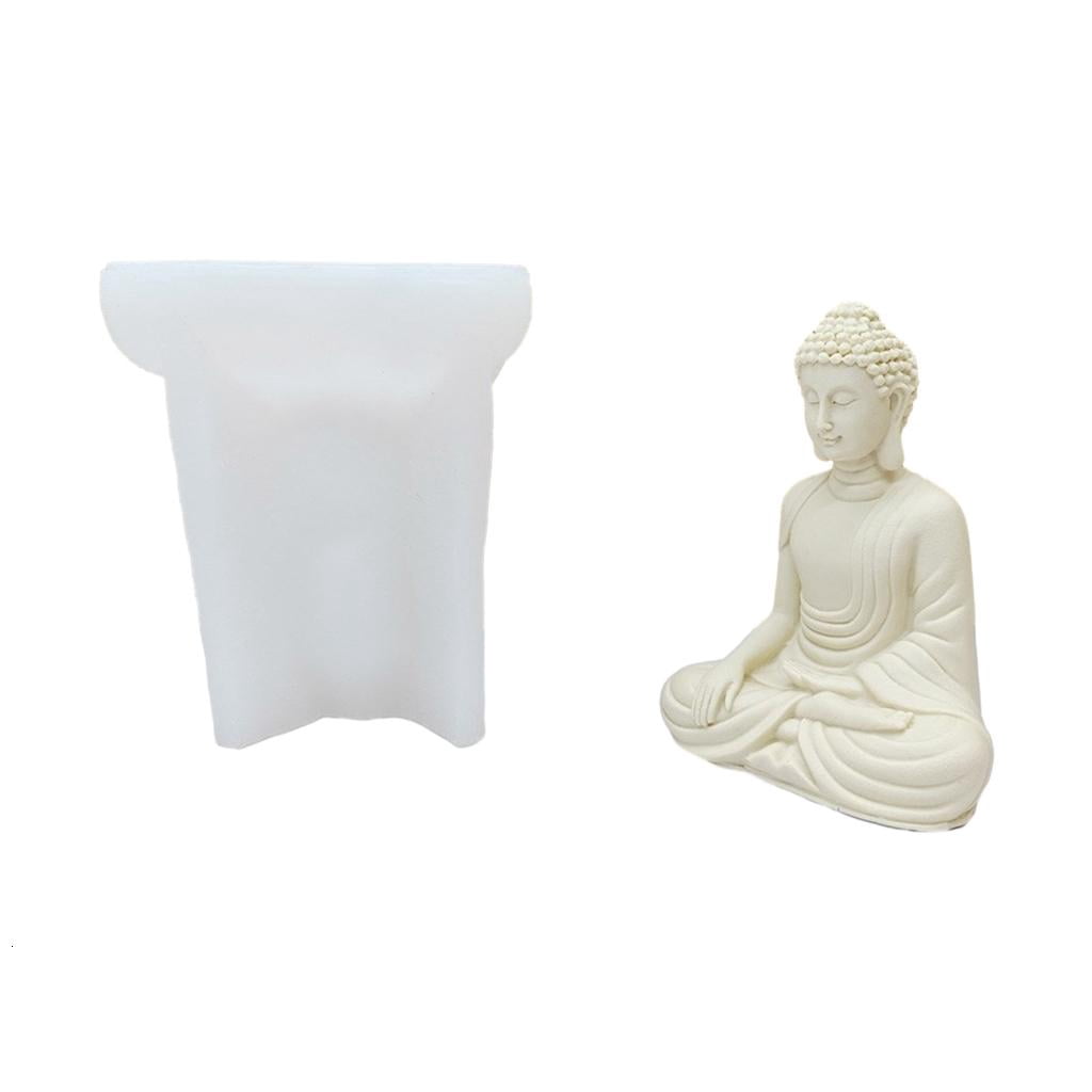Giaone Candle Moulds Clay Moulds Crafts Moulds Hand-making Supplies Buddhas Shaped