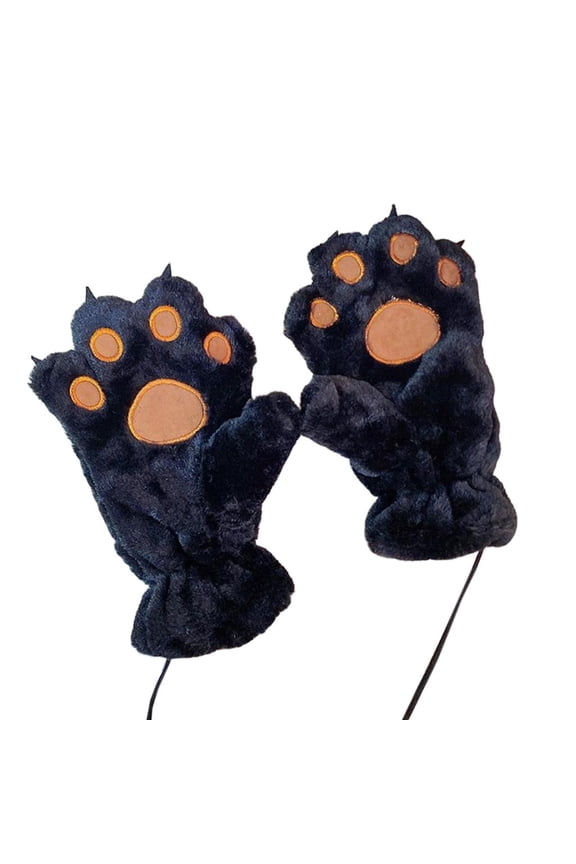 Cartoon Costume Gloves Winter Plush Gloves Mittens