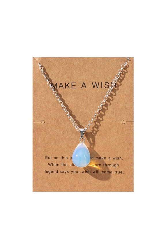 Castle Necklace Novelty Heart Necklace Natural