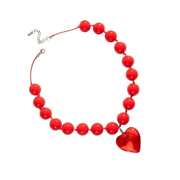 Giaone Elegant Beaded Heart Necklace Ideal For Everyday Wear And Special Occasions