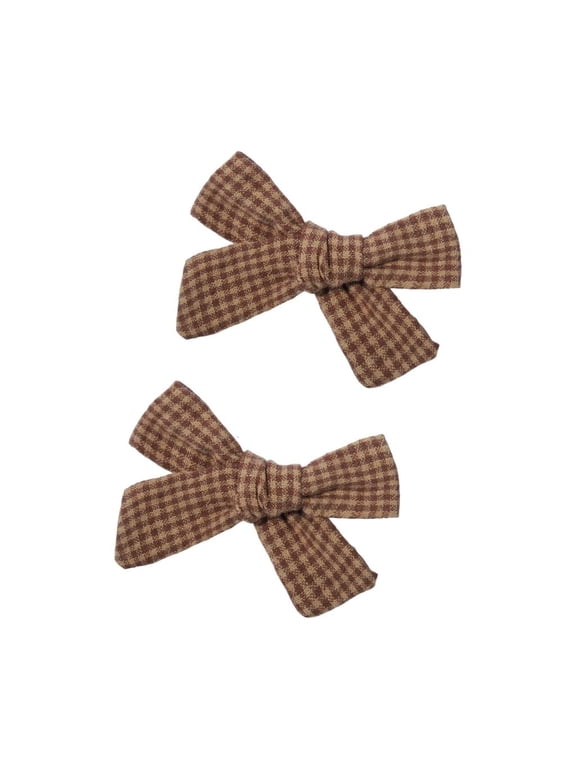 Children Hair Accessories Hair Bows Side Clip Gentle Grip Safe Barrettes 2PCS