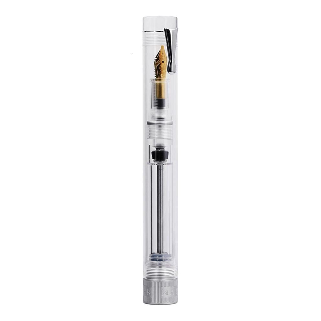 Giaone Clear Body Fountain Pen Vacuum Ink Filling Systems Designs with Nib Choices