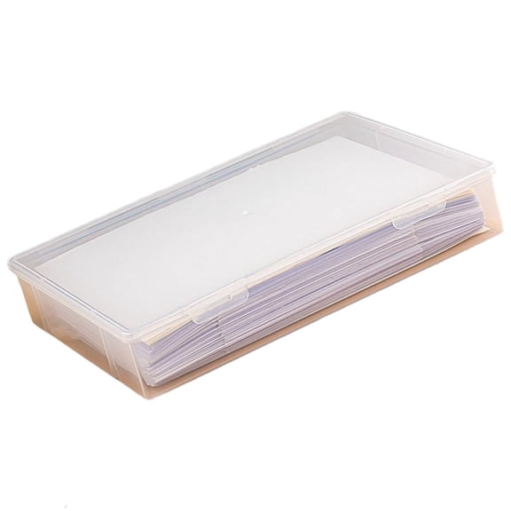 Giaone Clear Storage Container for Photos and Scrapbooking Materials Document Holder