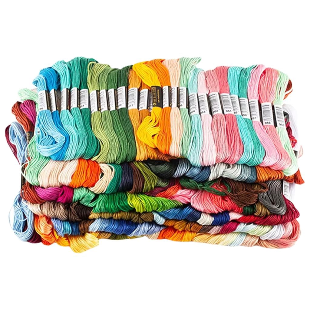 Giaone Colorfast Stitching Thread Embroidery Floss for Creative Embroidery Projects