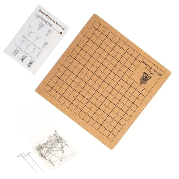 Giaone Compact Pin Board Bundle Reusable Mat Handy Braid Plate for Bracelet Making