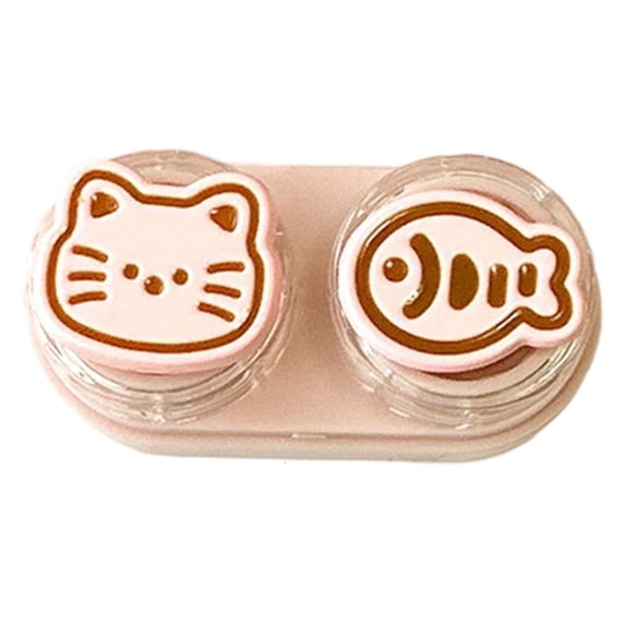 Giaone Contact Lenses Case Eye Contact Remover Plunger Suction Cup Travel Storage