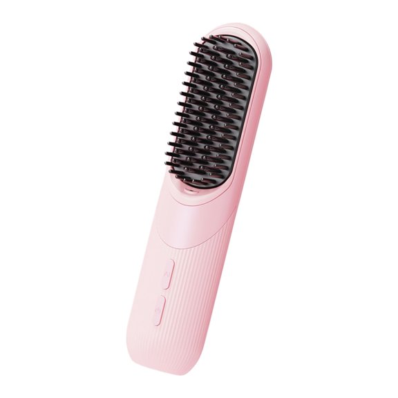 Giaone Cordless Hair Straightener Comb With Ceramic Plates And Ionic Care For Frizz