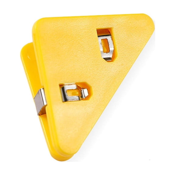 Giaone Corner Paper Clamp Multi-functional Paper Clamp Bookmark Clip Office Supplies