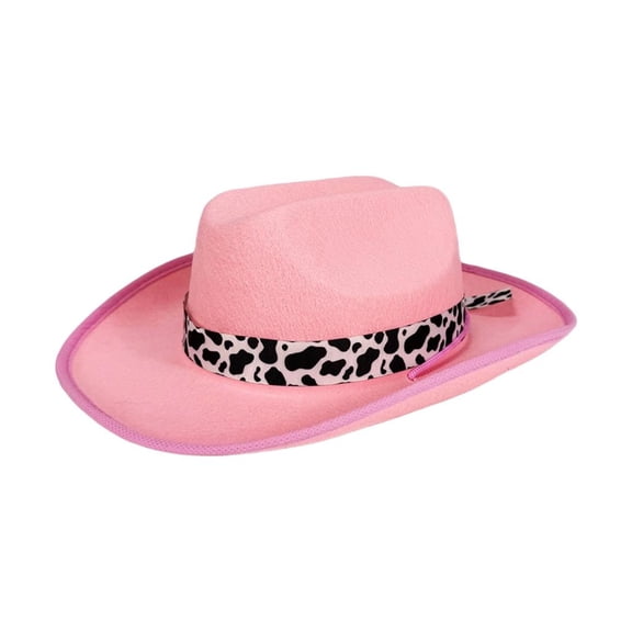 Giaone Cow Print Childrens Cowboy Hats Warm Stylish Outdoor Party Wear