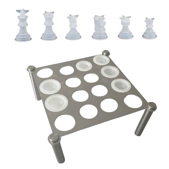 Giaone Crafting Mold Chess Molds Chess Display Holder Chess Item Stand for Crafting