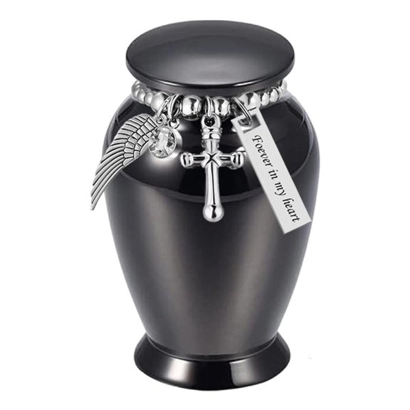 Giaone Cremation Storage Jar Aluminum Alloys Keepsakes Urn for Ashes Compacts Memorials Container