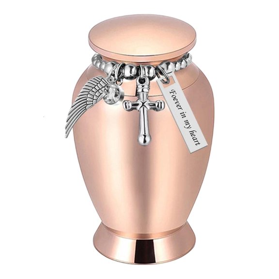 Giaone Cremation Storage Jar Aluminum Alloys Keepsakes Urn for Ashes Compacts Memorials Container