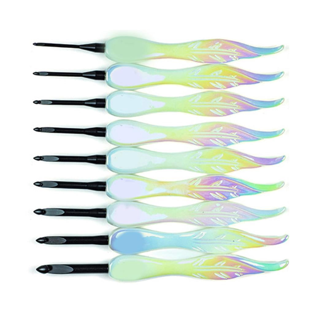 Giaone Crochet Hook Set In Aluminum With Large Handle For Easy Use By All Skill Levels Craft