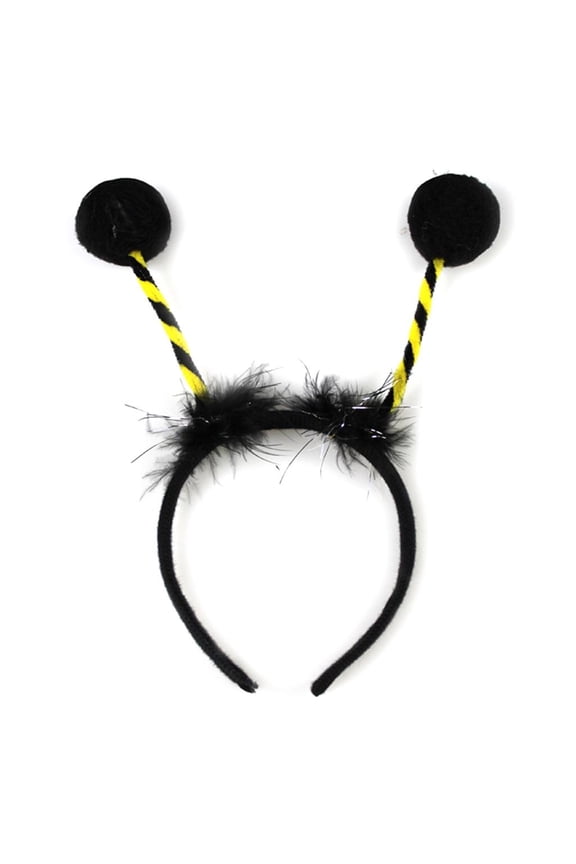 Cute Bee Antenna Live Broadcast Hair Hoop Woman Headband Makeup Hair Decors