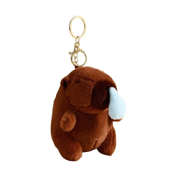Giaone Cartoon Keychain Capybara Bag Charm Squeeze Toy Keychain For Lover