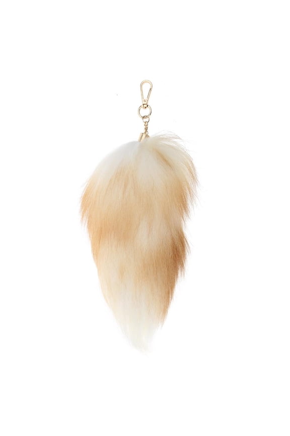 Cute Foxes Tail Key Chain Backpack Pendant for Birthday Christmas Party Gift