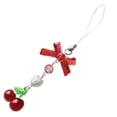 Giaone Cute Strawberry Beaded Keychain for Girls Sweet Cool Y2K Sweet ...