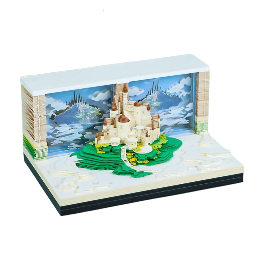 Giaone Decorative Heaven City Weekly Schedule Planner Ecological Special Paper Nite Use