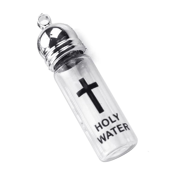 Giaone Clear Glass Container Holy Water Bottle For Spiritual Ritual Collectors