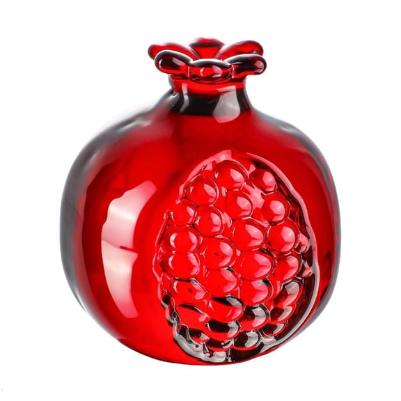 Giaone Decorative Paperweight Artificial Glass Fruit Sculpture Tabletop Ornament