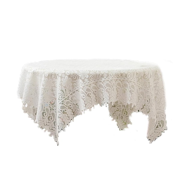 Giaone Delicate Crochet Table Protectors Washable Dining Room Accent