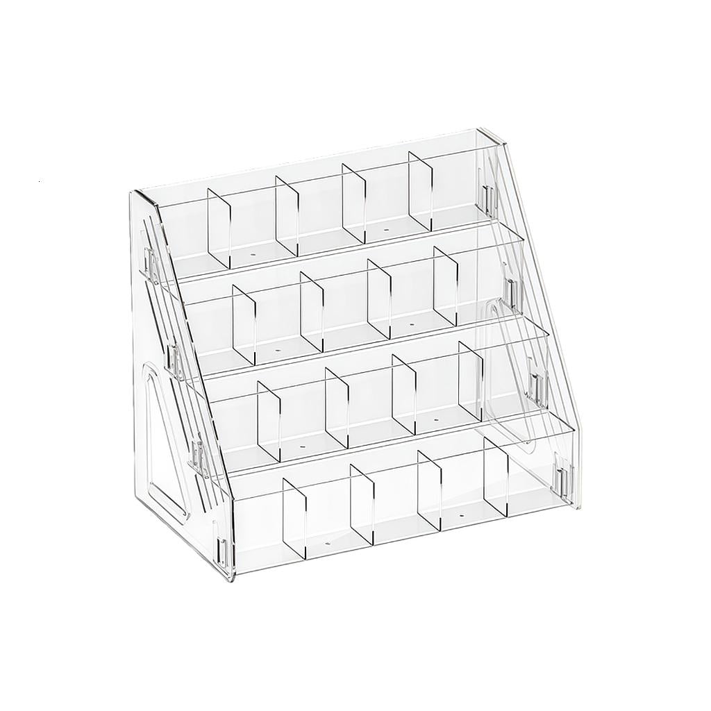Giaone Desk Marker Organiser Acrylic Marker Pen Storage Rack for Pencils Highlighers
