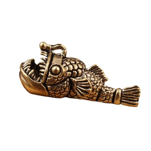 Giaone Detailed Depth Sea Fish Brasses Model for Desktop Display Enhancing Aesthetic Appeal in Room