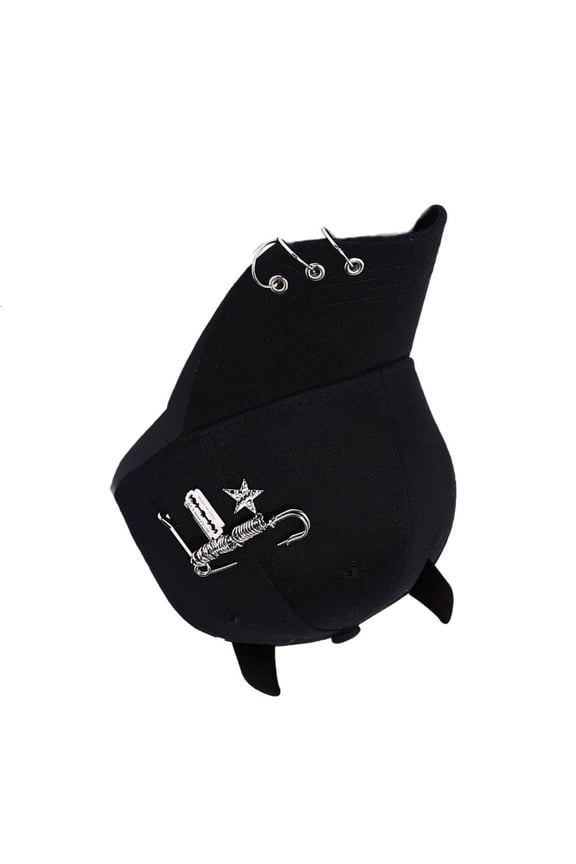 Devil Horn Hat with Metal Pendant Baseball Caps Cycling Camping Travel Hat