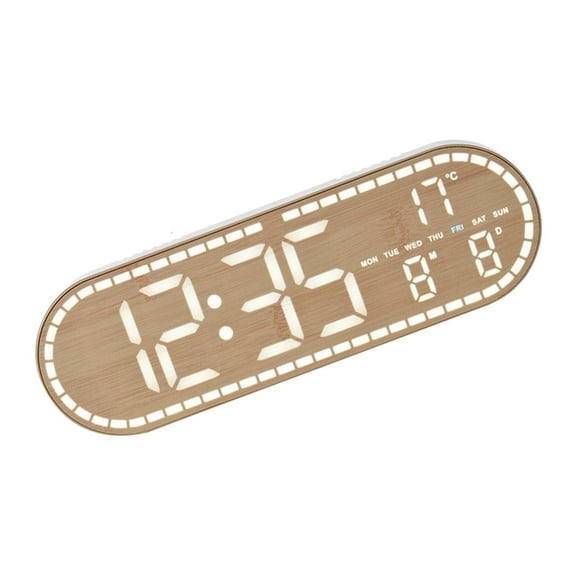 Giaone Digital Alarm Clock LED Digital Clock Electric Desk Clock with Day of Week