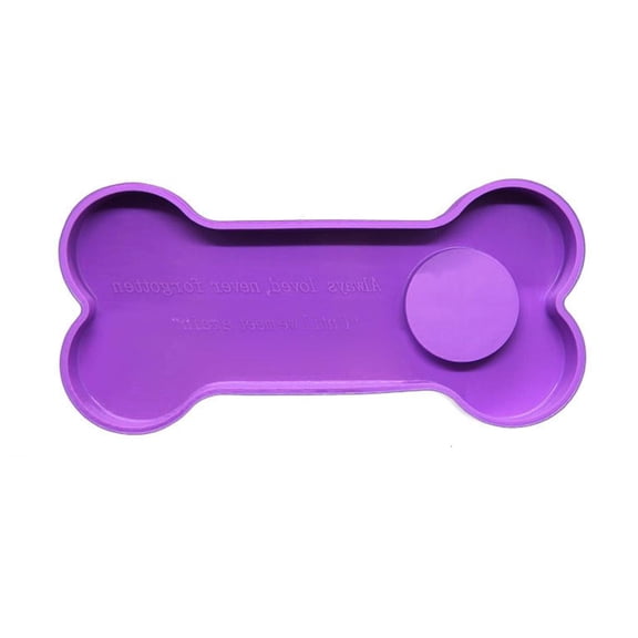 Giaone Dog Keepsake Gravestone DIY Mold Dog Bone Monument UV Epoxy Resin Casting Mold