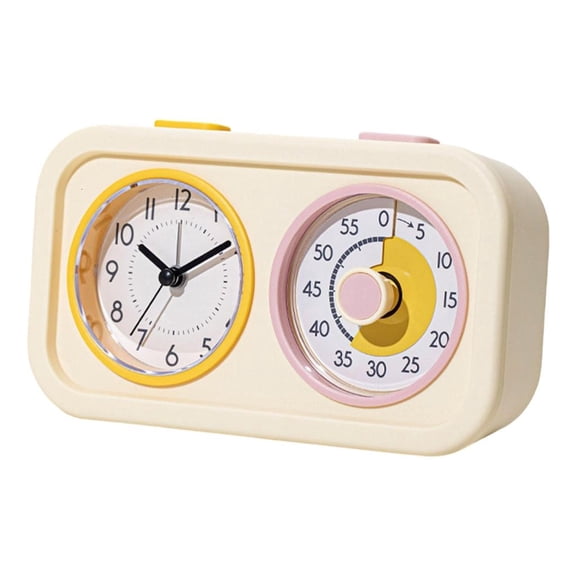 Giaone Double Screen Visual Timer With Alarm Clock For Cooking Baking Study Quiet Operations