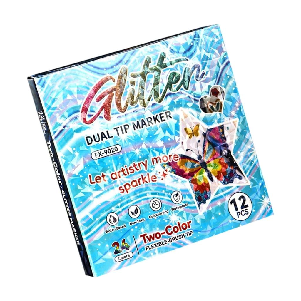 Giaone Double Sided Watercolor Markers Flexible Brush Pens Art Markers Paint Markers