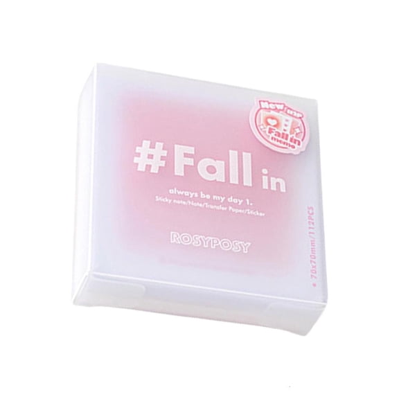 Giaone Dreamy Gradient Colored Sticky Note Small Writing Pad Lovely Memos Pad Gift