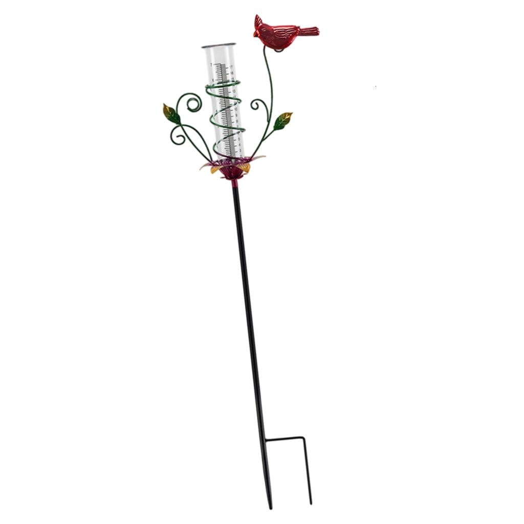 Giaone Durability Outdoor Rain Gauges Decorative Rain Gauges With Clear Scale for Rainfalls In Gardens and Farms