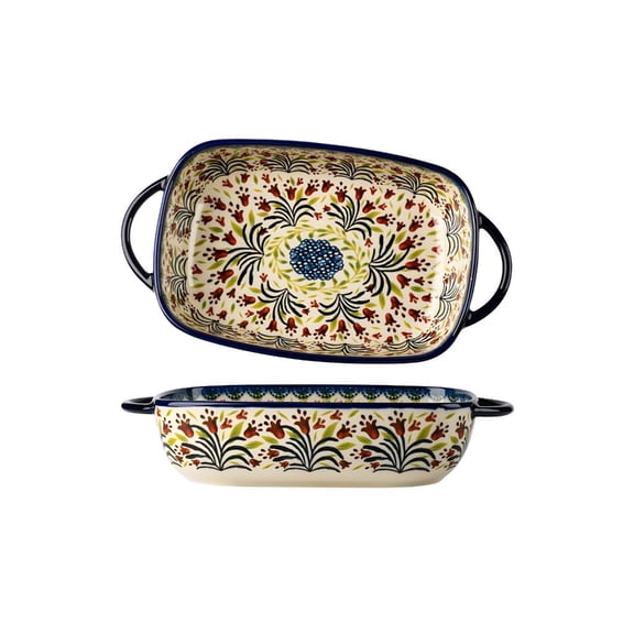 Giaone Easy Neat Earthenware Potpie Dish with Smooth Luminousness Face
