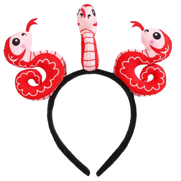Giaone Elegant 3D Snake Headpiece Hairband for New Year Event and Casual Wear