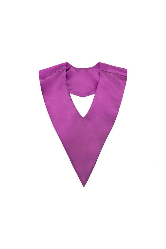Elegant Academic Trianglar V Shaped Stole Heavy Satins Fabric For Graduates