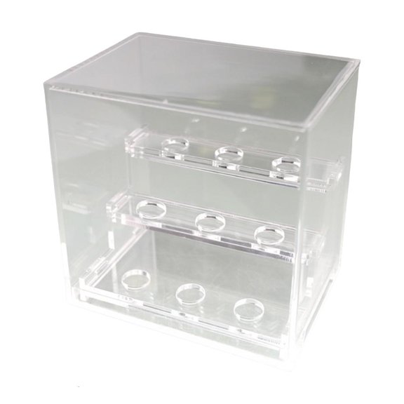 Giaone Elegant Acrylic Showcase Box With Dustproof Feature For Gems Crystal Stones