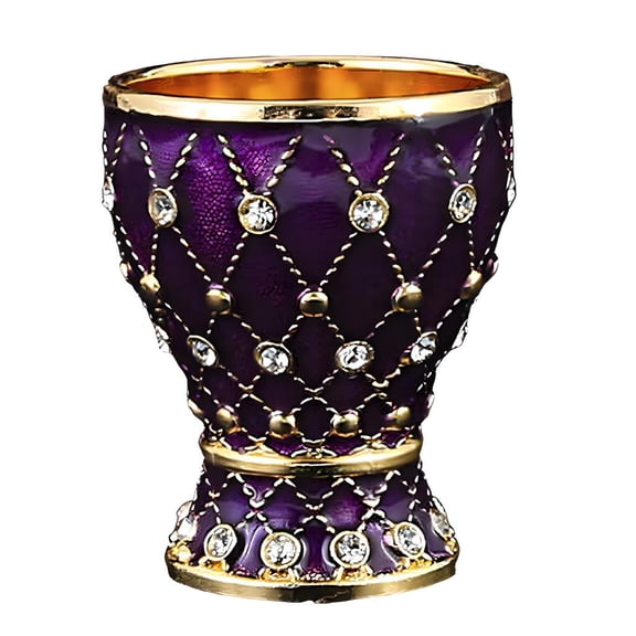 Giaone Elegant Geometric Pattern Alloy Wine Goblets Shot Glass Perfect For Formal Event And Casual Gatherings