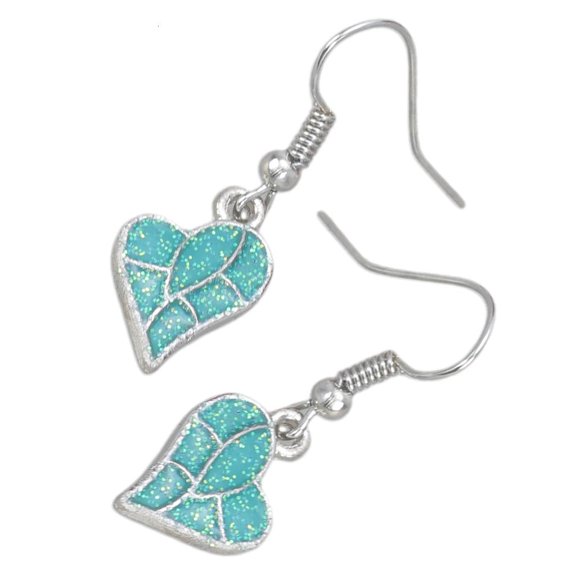 Giaone Alloy Heart Dangle Earrings Jewelry Stylish Birthday Gift for Fashionable Women