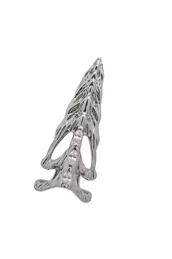 Elegant Nail Rings Fingertip Claw Rings Copper Texture Suitable for Comfort and Style at Weddings and Evening Event